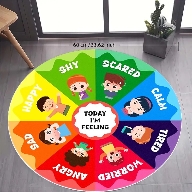 سجادة دائرية للأطفال بتصميم عج - مراجعة Kids Education Charts وسعره