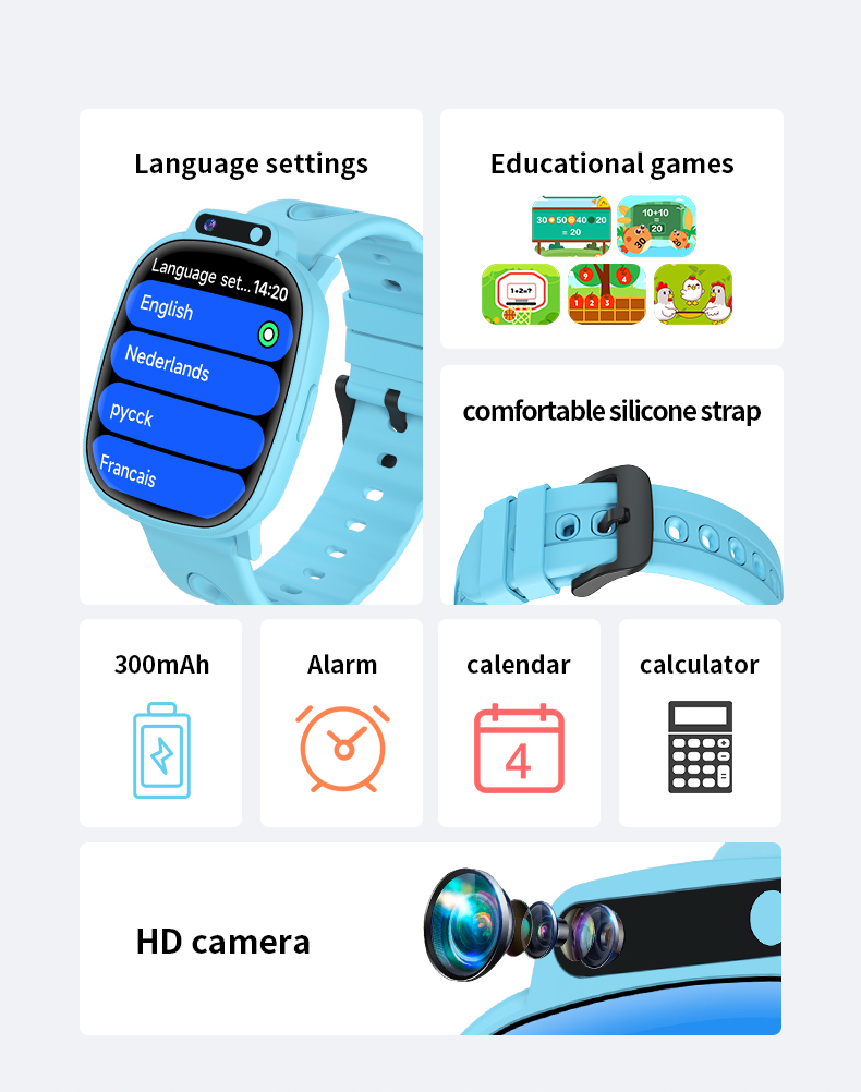 ساعة ذكية جديدة للأطفال H10 مع - مراجعة Kids Education Calculator وسعره