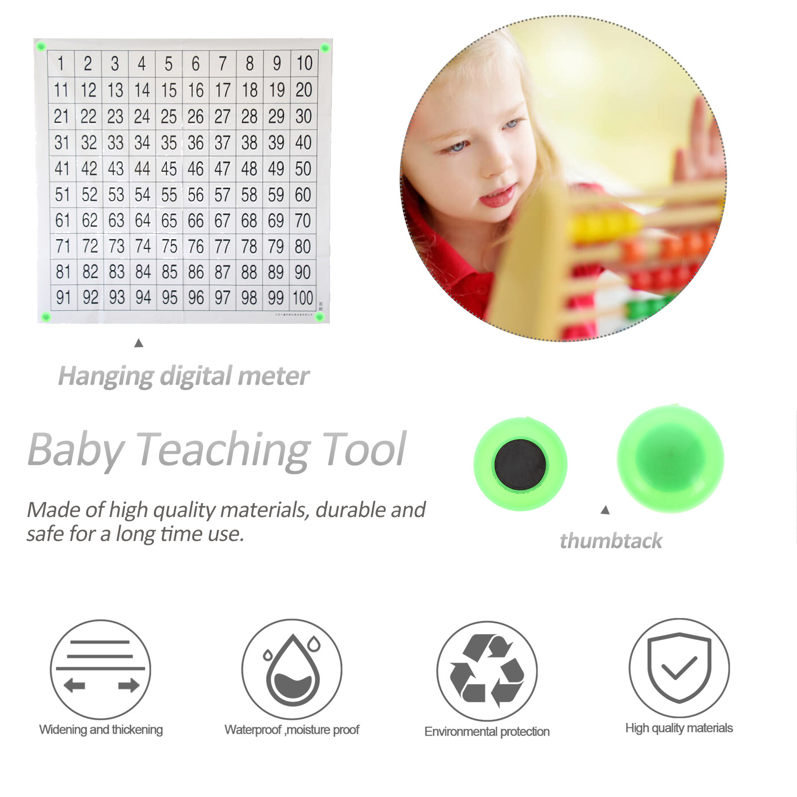مجموعة واحدة من ملصقات الحائط  - مراجعة Kids Education Charts وسعره