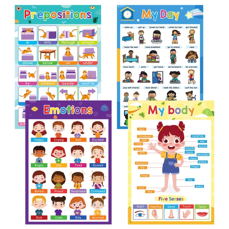 الرسوم البيانية الملصقة لتعلم  - مراجعة Kids Education Charts وسعره