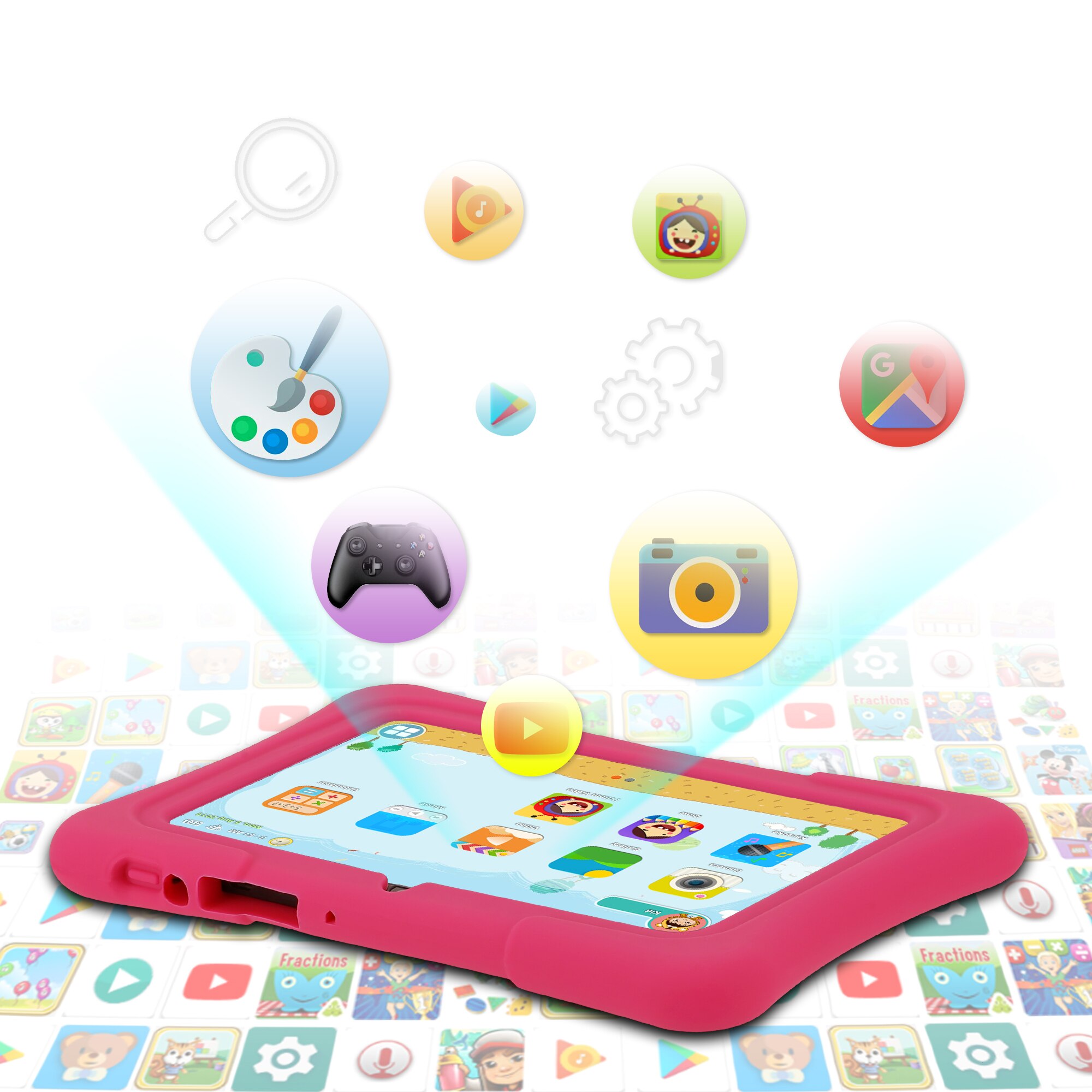 جهاز لوحي للأطفال من PRITOM بش - مراجعة Kids Education Software For Pc وسعره