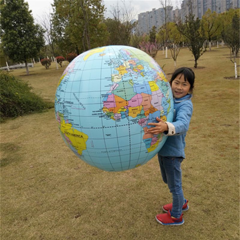 90 سنتيمتر نفخ الأرض العالم ال - مراجعة Educational Globe For Kids وسعره