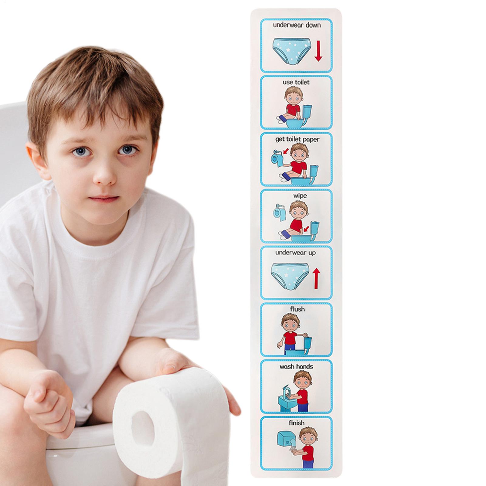 جدول تدريب المرحاض المرئي، ملص - مراجعة Kids Education Charts وسعره