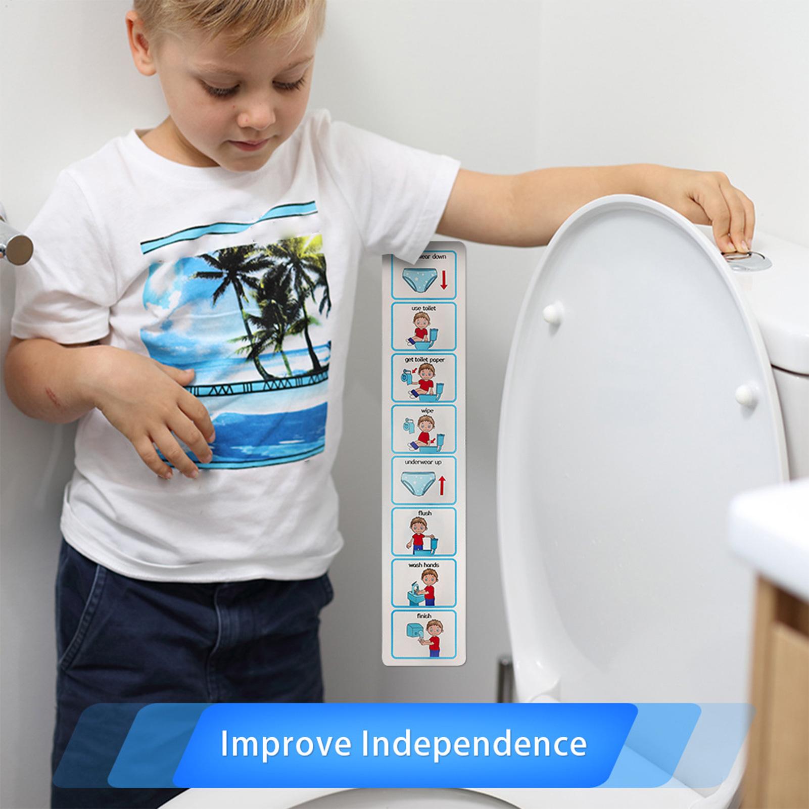 جدول تدريب المرحاض المرئي، ملص - مراجعة Kids Education Charts وسعره