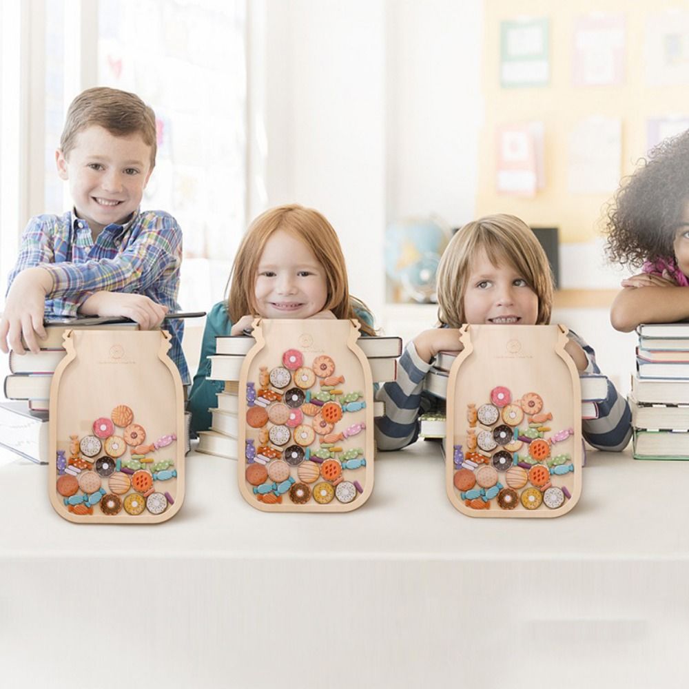 زجاجة مكافآت خشبية بتصميم النج - مراجعة Kids Education Charts وسعره
