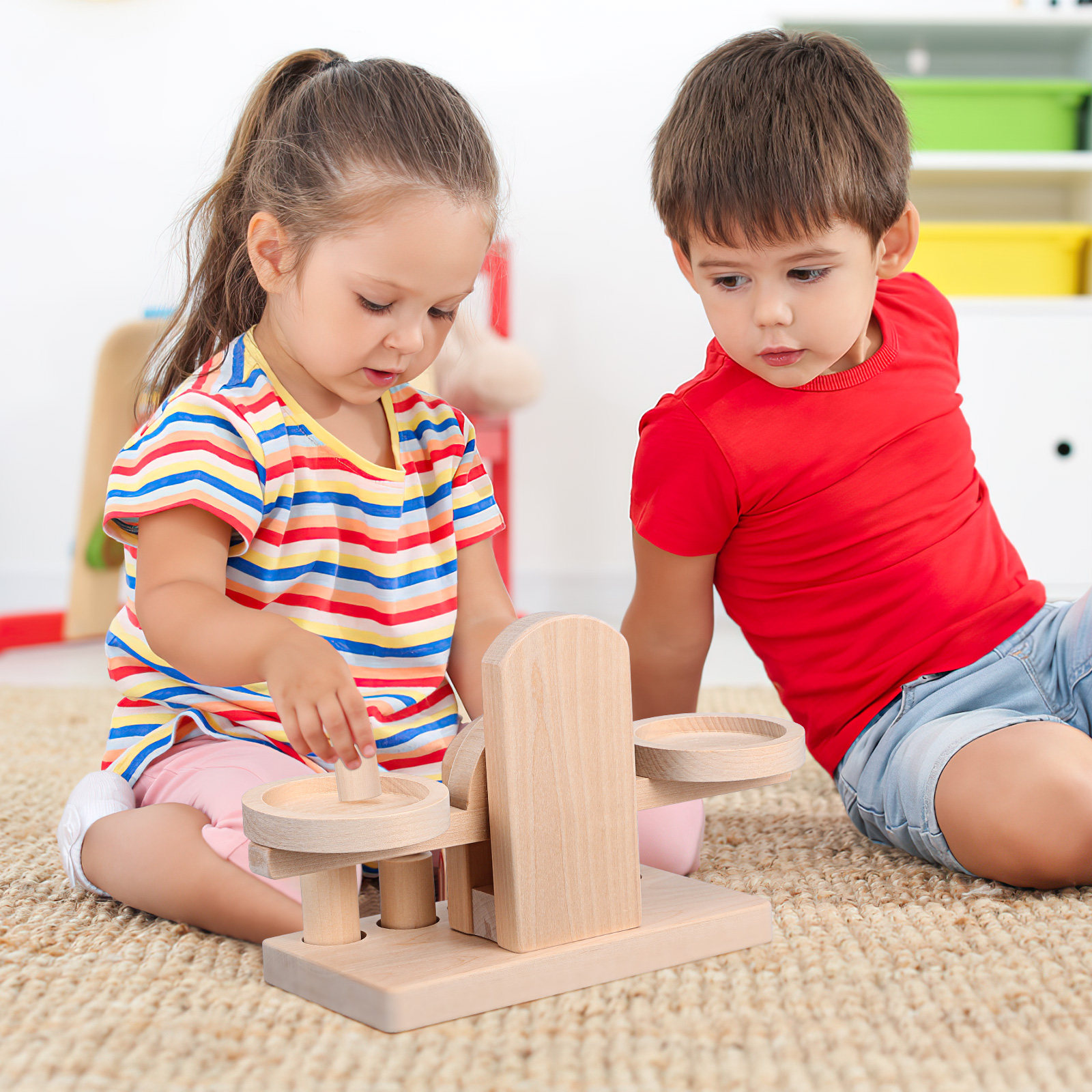 مجموعة واحدة من ميزان الخشب ال - مراجعة Kids Education Calculator وسعره